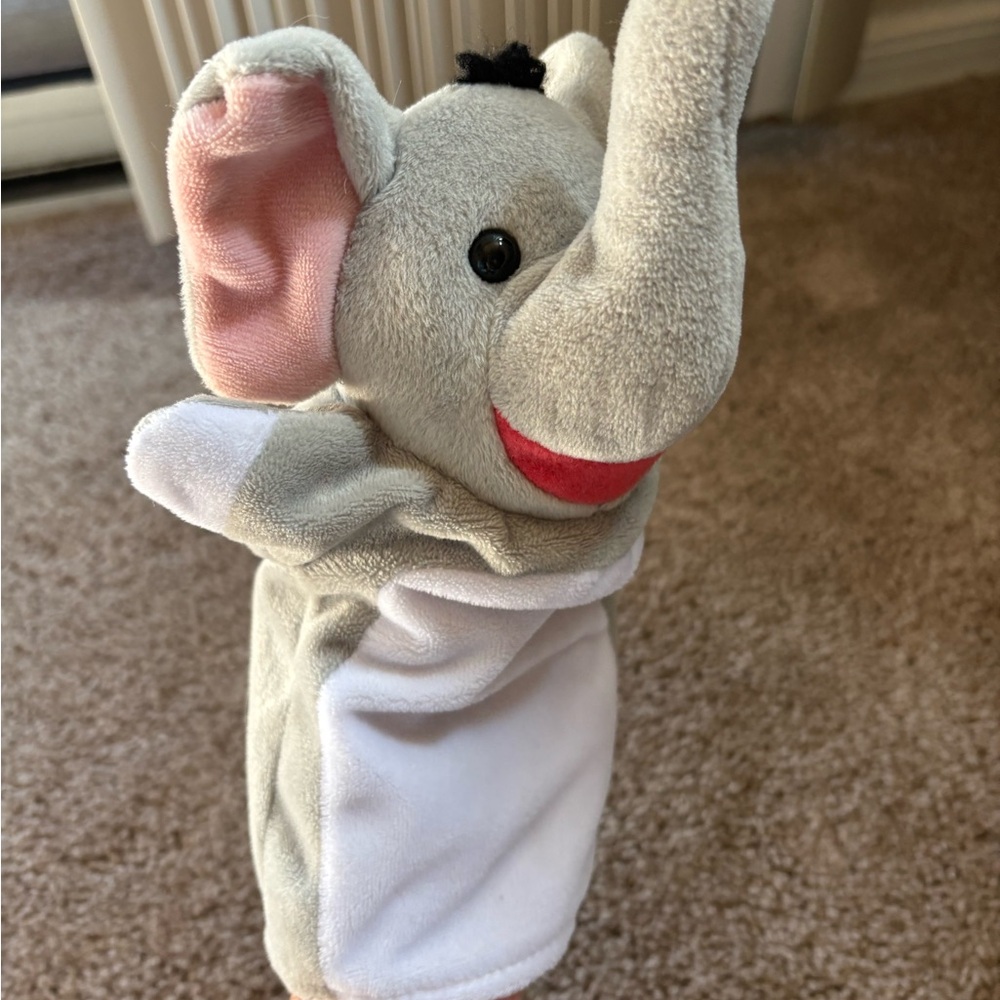 Adorable Elephant Hand Puppet